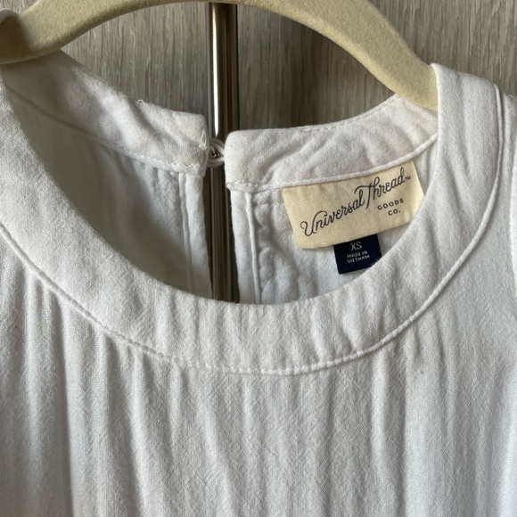 Women's Gauze Flutter Short Sleeve Midi Dress - Universal Thread X-Small - Picture 5 of 6